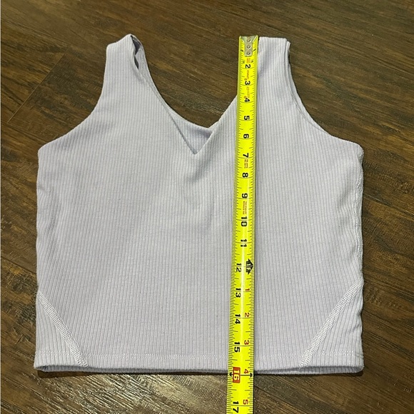 Tiger Friday Light Purple Cropped Ribbed Tank Top Size Adult Small - Picture 7 of 7